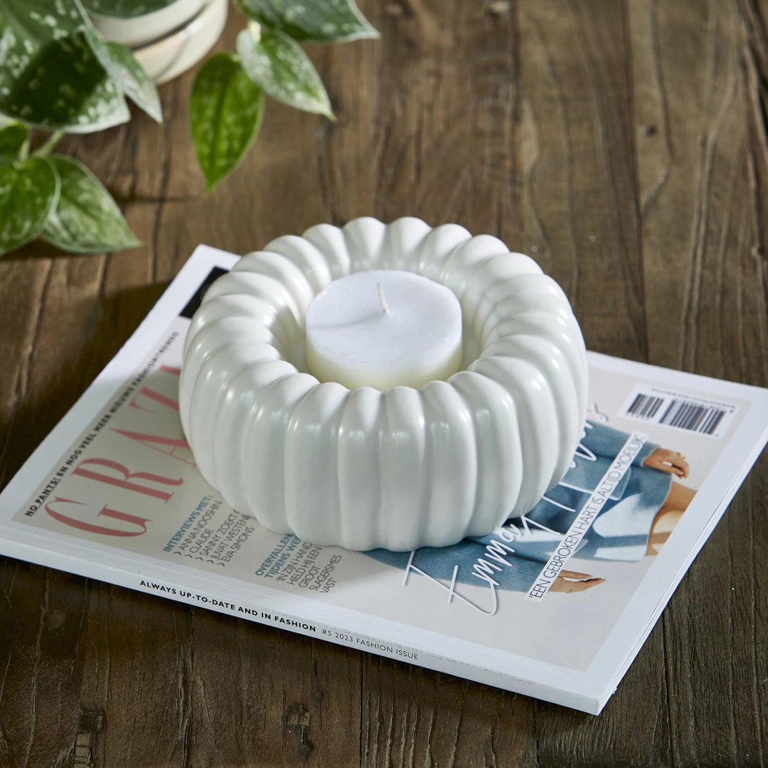 Kaarsenhouder Seabed Fossil