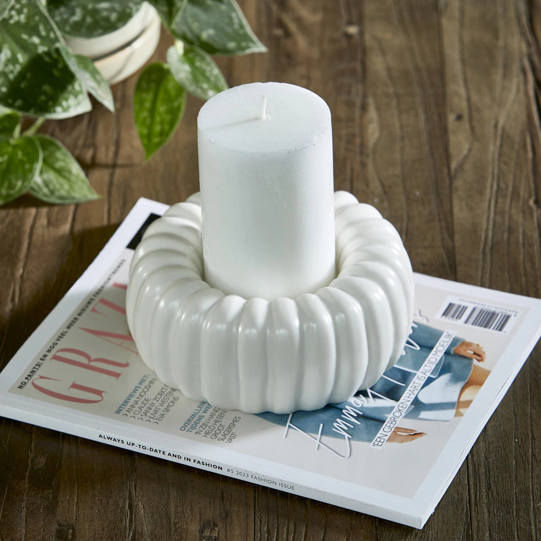 Kaarsenhouder Seabed Fossil