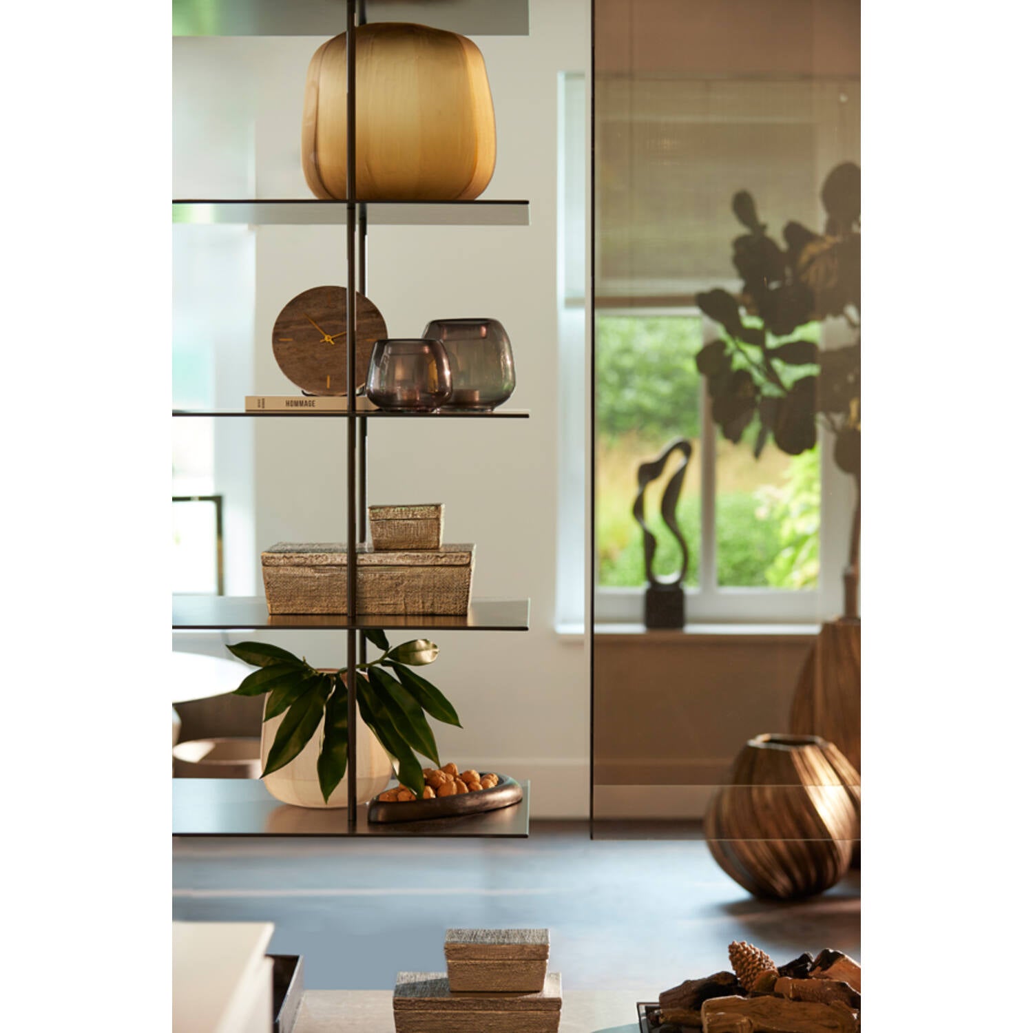 Marmeren Klok Ø20 cm