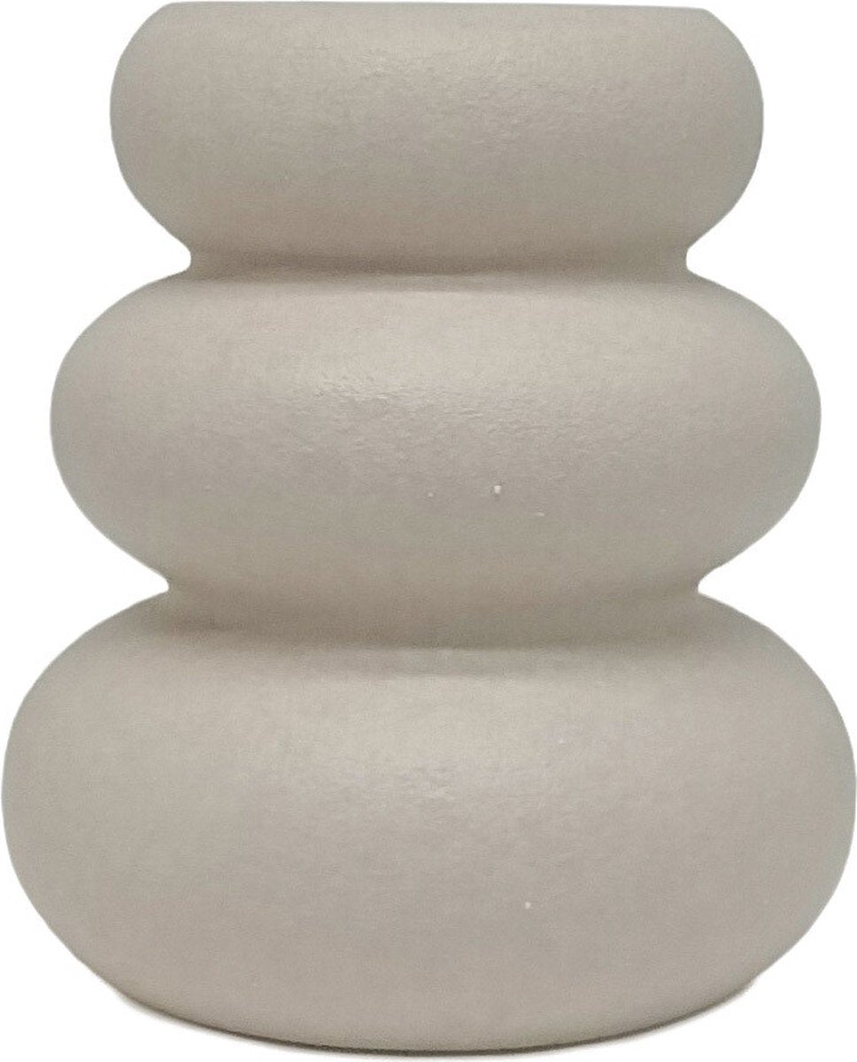 Geurbrander aardewerk pebbles sand 11,1x11,1x12,7cm