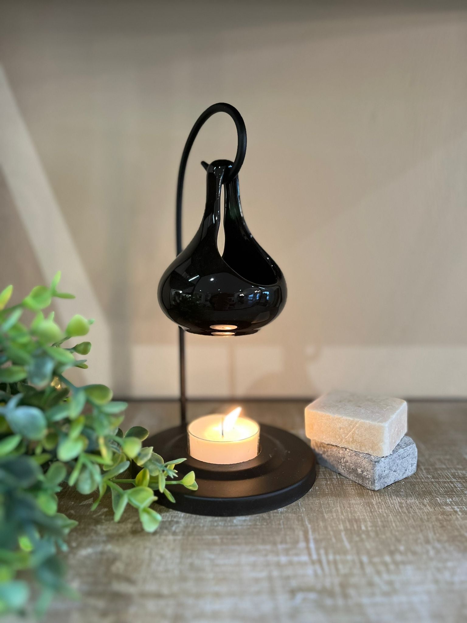 Geurbrander Druppel Zwart