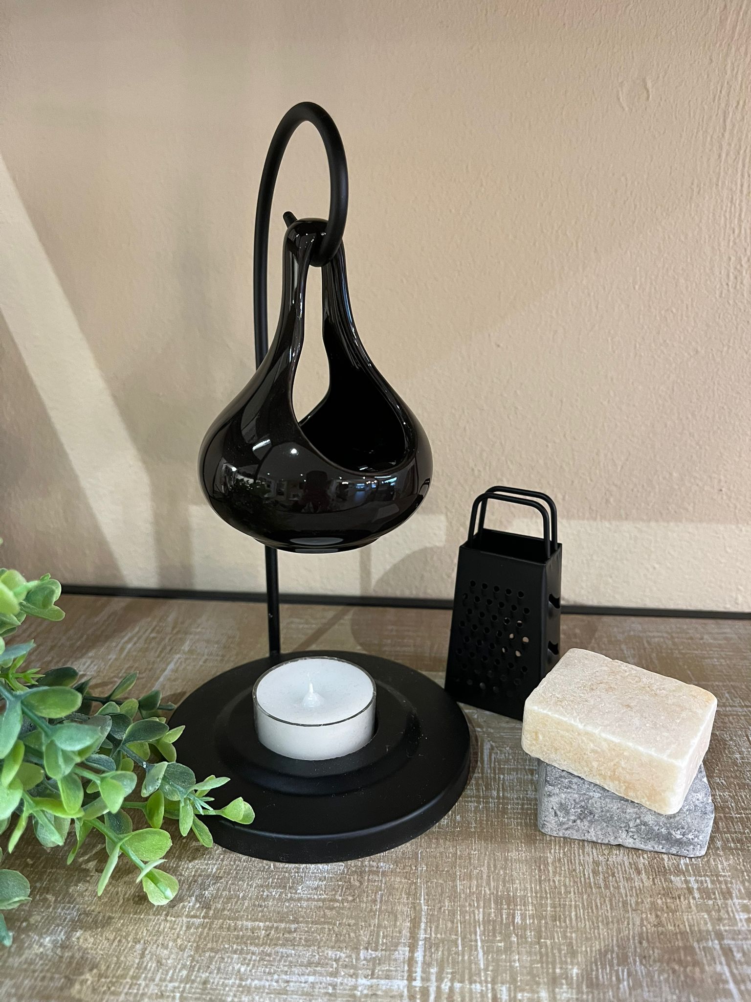 Geurbrander Druppel Zwart