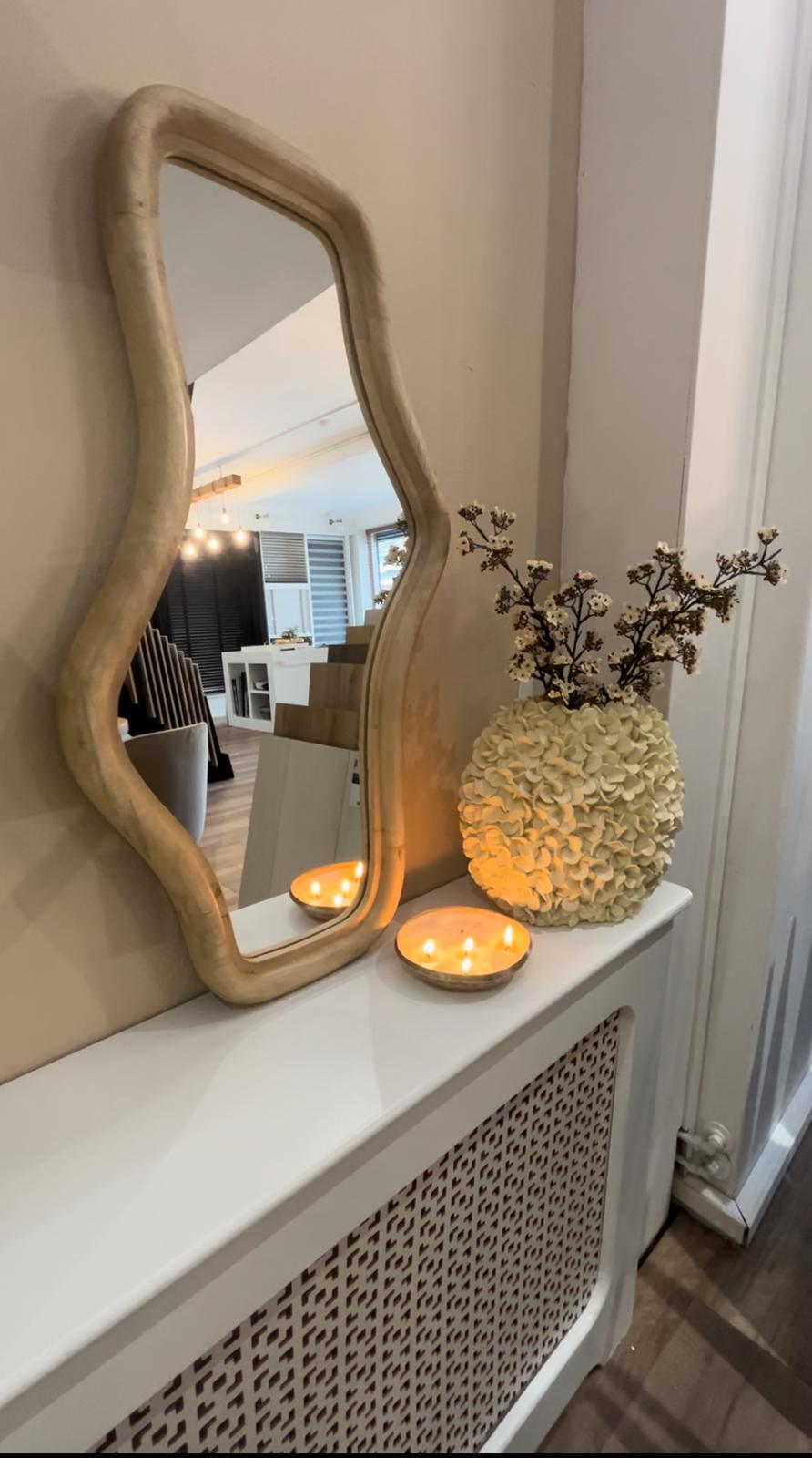 Schaal Met Kaars Goud