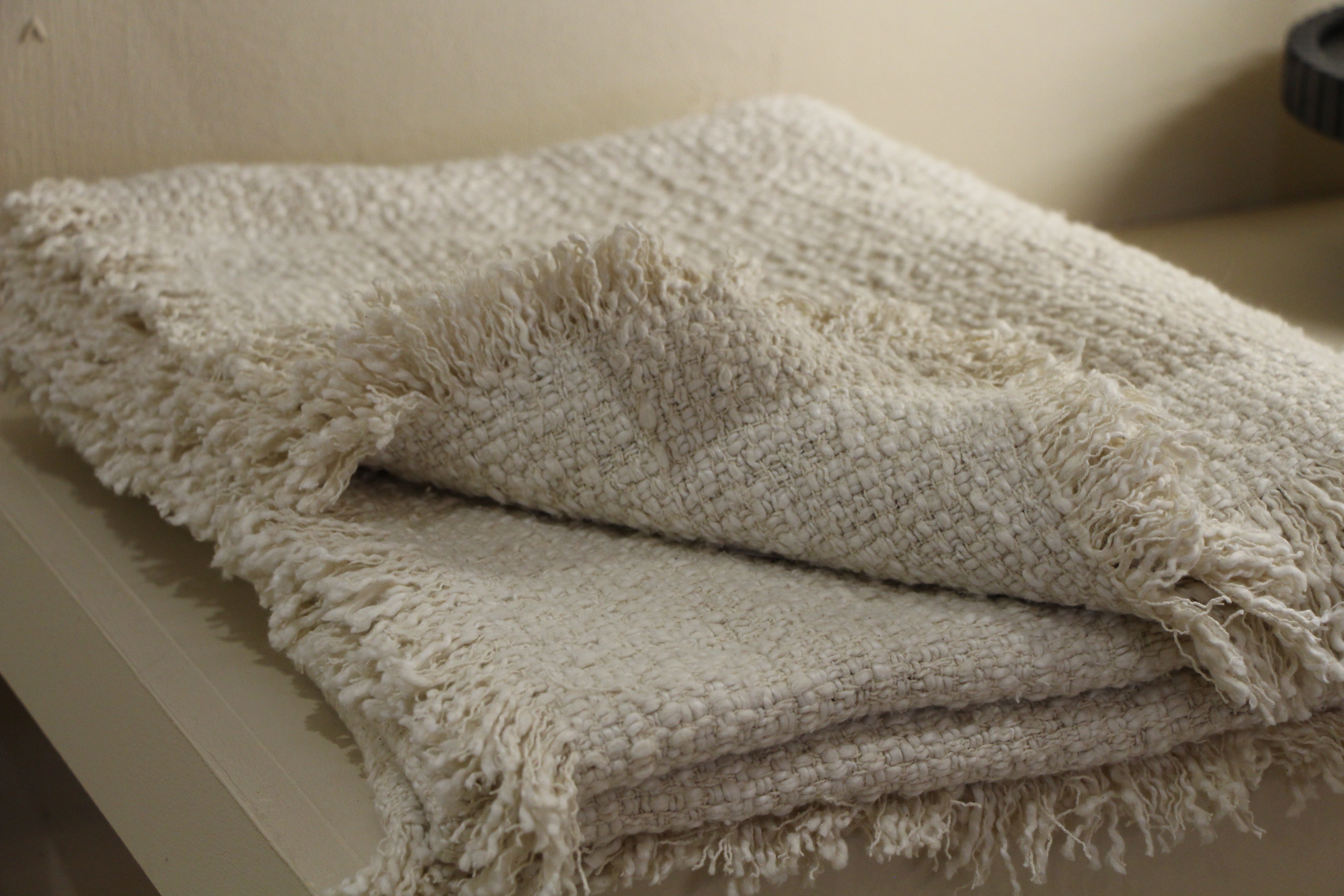 Plaid 170x130 cm naturel